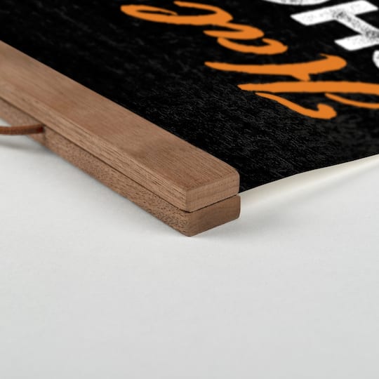 Halloween Candy Teak Hanging Canvas